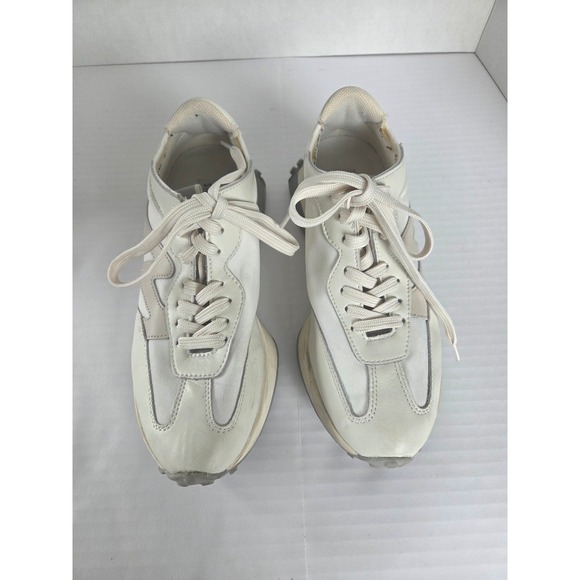 Steve Madden Shoes - Steve Madden Campo Platform Sneakers Off White Cream Leather Low Top CAMP08S1 7M